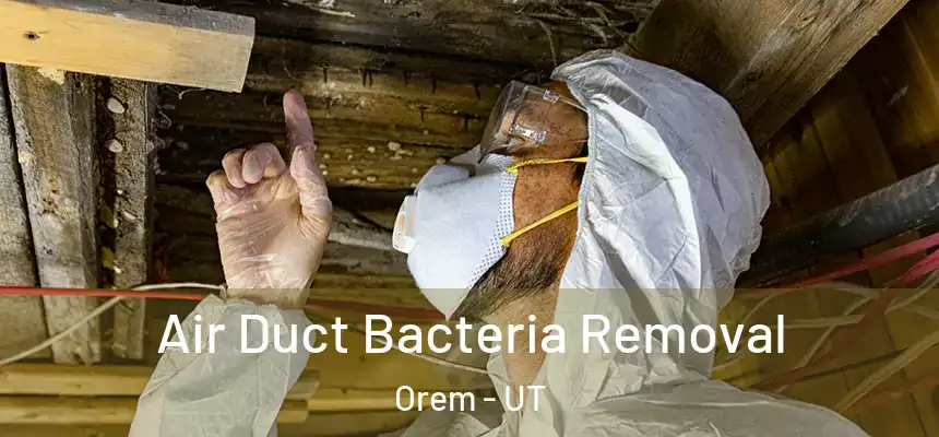 Air Duct Bacteria Removal Orem - UT