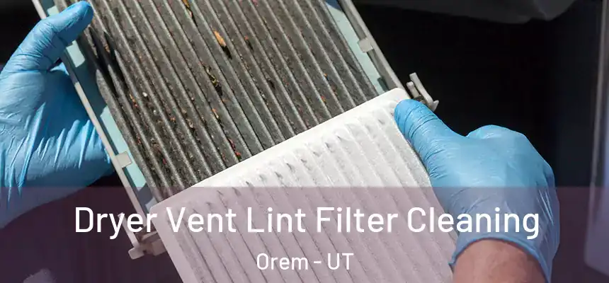 Dryer Vent Lint Filter Cleaning Orem - UT